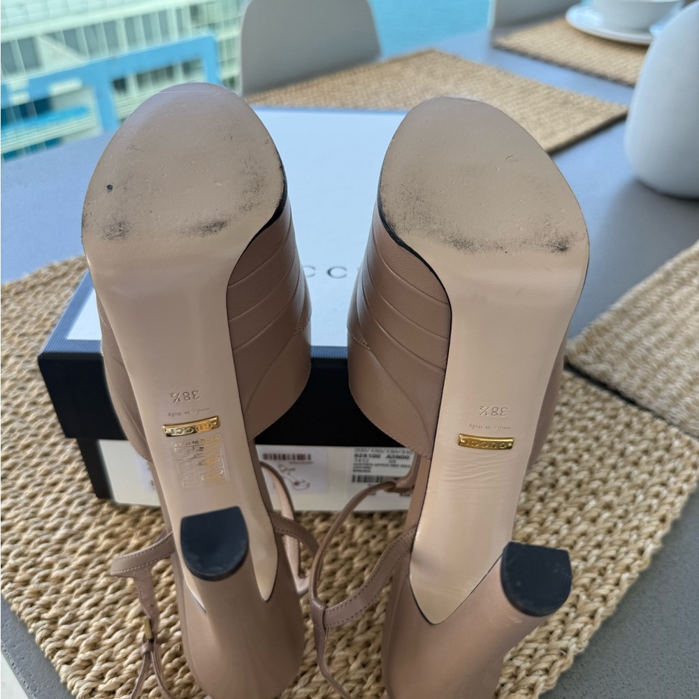 Gucci tan color hight heels - Picture 9 of 9